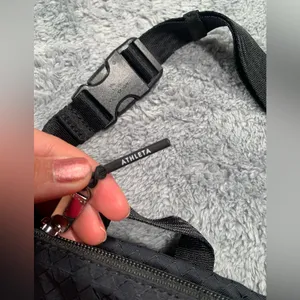 Athleta black belt bag fanny pack thumbnail 8