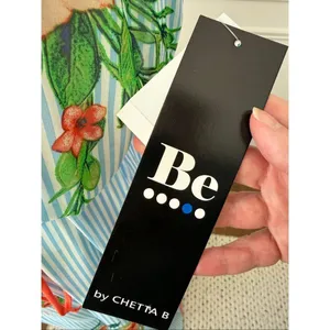 Chetta B NWT Be by Chetta Floral Stripe Maxi Dress High Neck $90 XL thumbnail 6