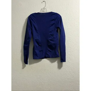 Fabletics Arta Compression Top Dark Purple Size S athletic shirt thumbnail 2