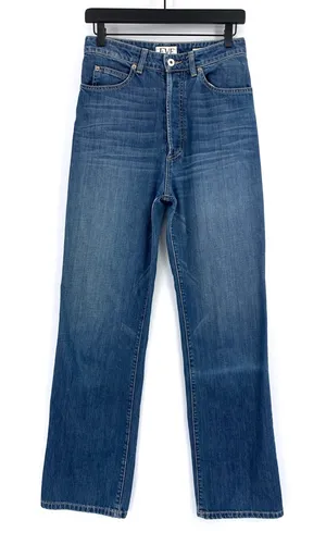 EVE DENIM The Juliette Straight Leg Denim Jeans 28 thumbnail 1