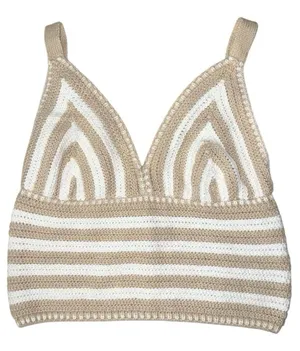Willow & Wind crotchet tank top Tan thumbnail 1