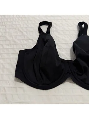 Elomi 36G Essentials Underwire Swim Bikini Bra Top ES7500 Black thumbnail 9