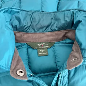 Woolrich Teal Blue ‘Abington’ Quilted Down Puffer Jacket, Size S thumbnail 6