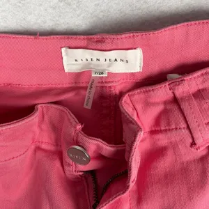 Risen Jeans Twill Jogger Pants Juniors 7/28 Pink RDP5242 Elastic Ankle Stretch thumbnail 3