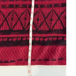 R&K Originals Red Black Tropical Palm Tree Border Print Sleeveless Dress Size 8 thumbnail 7