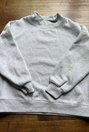 Mock neck crewneck Gray Size M thumbnail 1