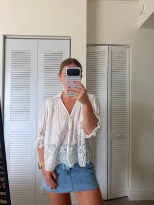 Pull & Bear Jean skirt thumbnail 3