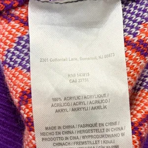 Clemson Tigers Ugly Christmas Sweater Womens Medium Purple Orange thumbnail 6