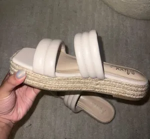 Espadrille Platform Slide Sandals Size 6.5 thumbnail 1