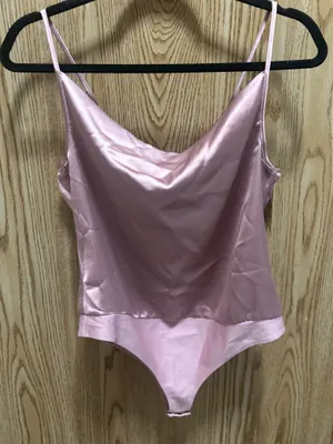 Satin bodysuit thumbnail 1