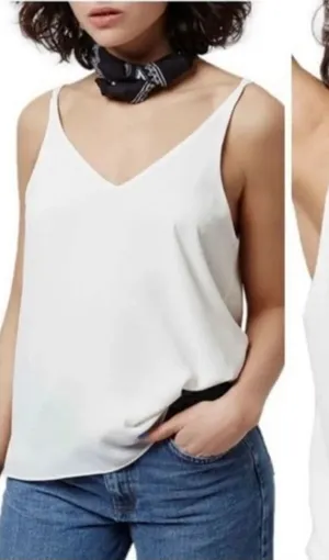 Topshop cream tank 4 thumbnail 1