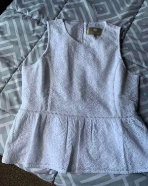Juliet Peplum Eyelet Blouse thumbnail 2