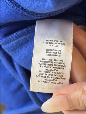 Aritzia TNA Cozy Fleece Boyfriend Mid-Thigh Shorts Blue XS #94293 thumbnail 9