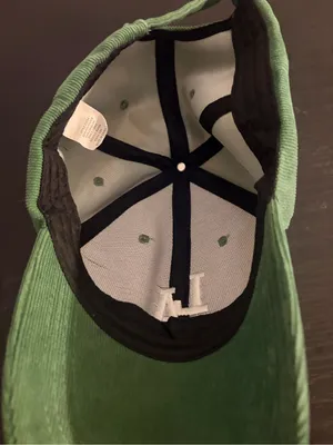 Green Corduroy LA Baseball Cap thumbnail 3