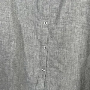 Pure Jill by J Jill 100% Cotton Button Front Side Slit Soft Cozy Blouse Top Sz L thumbnail 3
