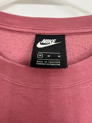 Nike Mauve Pink Relaxed Long Sleeve High Low Top Women’s Medium thumbnail 4