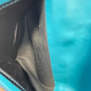 Yves Saint Laurent YSL Vintage Turquoise Compact Bifold Wallet - Preowned thumbnail 5