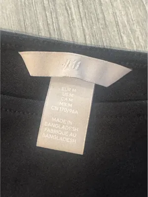 H&M Modern Black Women's Top, Size L thumbnail 4