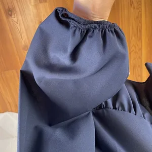 Haptics Navy Babydoll Peplum Blouse Top V-Neck Plus Size Oversized 1X NWOT thumbnail 6