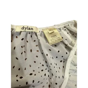 Anthropologie Dylan white‎ eyelet blouse sz M thumbnail 3
