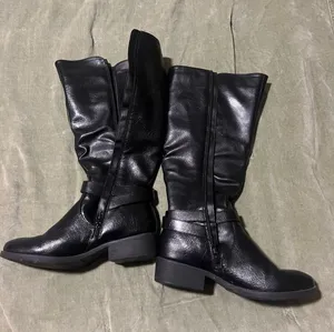 Black Riding boots Size 8 thumbnail 2