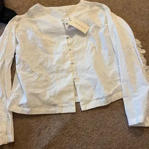 NWT‎ commense white blouse small White thumbnail 1