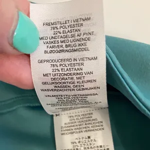 Gymshark Training High Waisted‎ Cropped Capri Leggings Teal Blue XXL B1A1U thumbnail 7