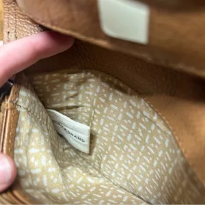 Lucky Brand Liza Convertible Wallet Crossbody Brown 100% Leather Pebbled thumbnail 5