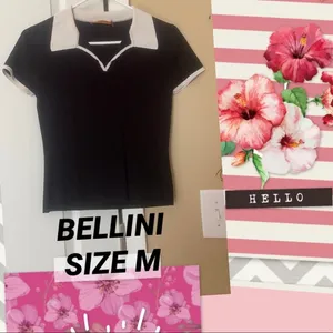 🛍BELLDINI BLACK & WHITE TOP SIZE M🛍 Size M thumbnail 2