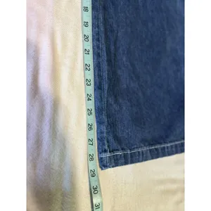 Esprit‎ Wide Leg Pull On Denim Jeans Tie Waist Size M Mid Rise Logo Pockets thumbnail 6