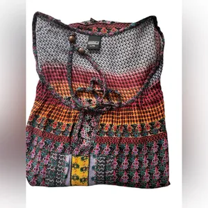 MÁNDALA Boho Chic Multicolor Tank Top Purple Size L thumbnail 4