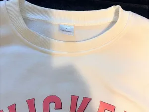 Wicked Changed For Good Graphic Sweatshirt - White with Pink & Green Print thumbnail 3