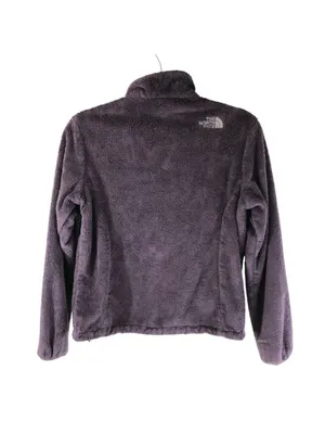 The North Face Womens Jacket Fleece Full Zip Pockets Mock Neck Purple Size S thumbnail 2