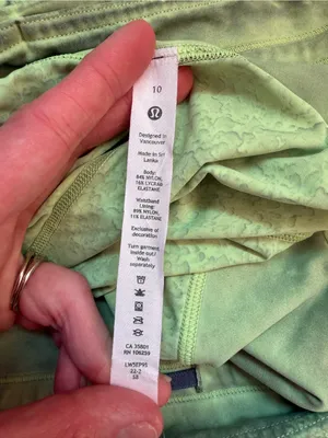 Lululemon Base Pace High-Rise Running Tight 25 City Grit Green Size 10 thumbnail 7