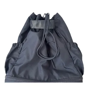BEYOND YOGA Convertible Backpack Drawstring Tote Lightweight Black Gym Bag thumbnail 6