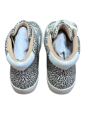 Journee Collection Size 6 Animal Print High Top Sneakers NWOT thumbnail 3
