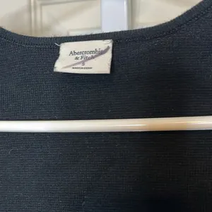 Abercrombie & Fitch Sweetheart Neckline Top Black Size Small thumbnail 7