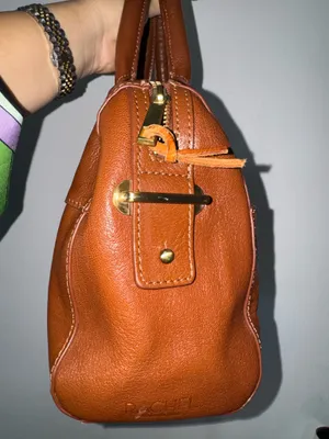 Rachel Roy Brown Leather Satchel Handbag thumbnail 4