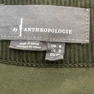 Anthropologie Army Green Cotton Blend Shirt Jacket w/ Copper Sequins Size 2 thumbnail 7