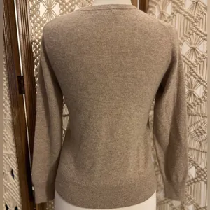 Quince Mongolian Cashmere Tan Women's Sweater thumbnail 7