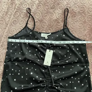 Pink Rose Black Star Cropped Cami Size Large NWT thumbnail 8