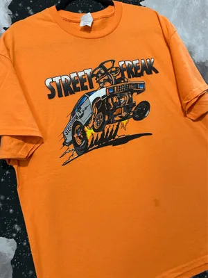 Street Freak Hot Rod Racing Cartoon Shirt thumbnail 3