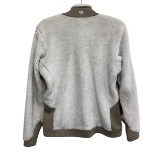 Mountain Hardwear Monkey Fleece Jacket Medium‎ Full Zip High Pile Sherpa Cream thumbnail 4