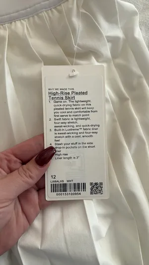 Lululemon Tennis Skirt White thumbnail 4
