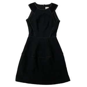 Reiss Zaria-Sheer Stripe Dress - Black - US 2 thumbnail 5
