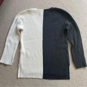 Abercrombie & Fitch Colored Blocked Plush Ribbed Knit Long Sleeve Sweater XS thumbnail 7