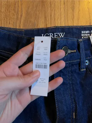 Women’s J.Crew Curvy Cropped Kick Out High Rise Semi-Stretch Jeans size 25 thumbnail 5