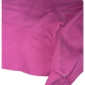 Lululemon Scuba Funnel Neck half Zip Hoodie Sonic Pink XS/S thumbnail 9