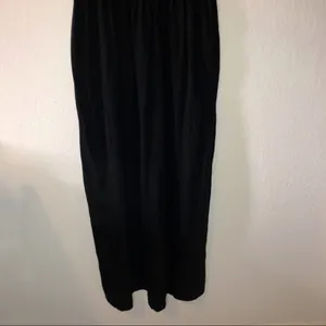 Old Navy Dress Black Sleeveless Maxi Dress Sz L GUC V Neck Surplice Neck thumbnail 6