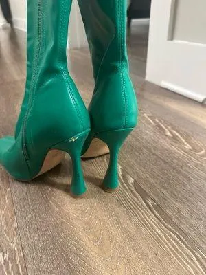 Heeled Boots Green Size 7.5 thumbnail 2